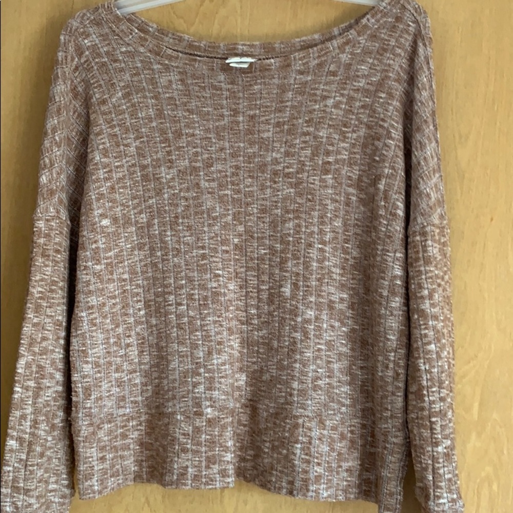Buckle sweater long sleeve